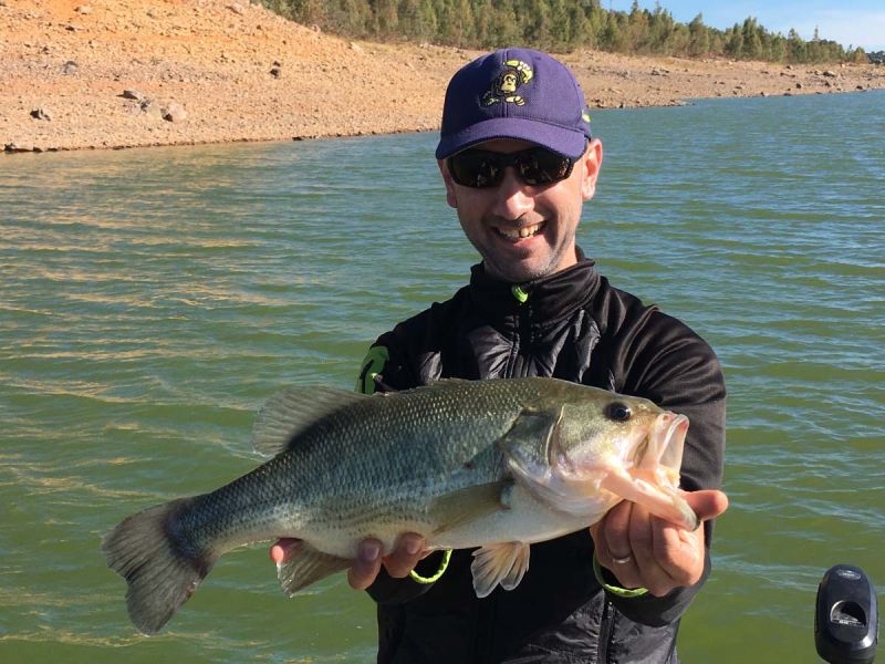 Pecheur Sur Lac Vert Bass